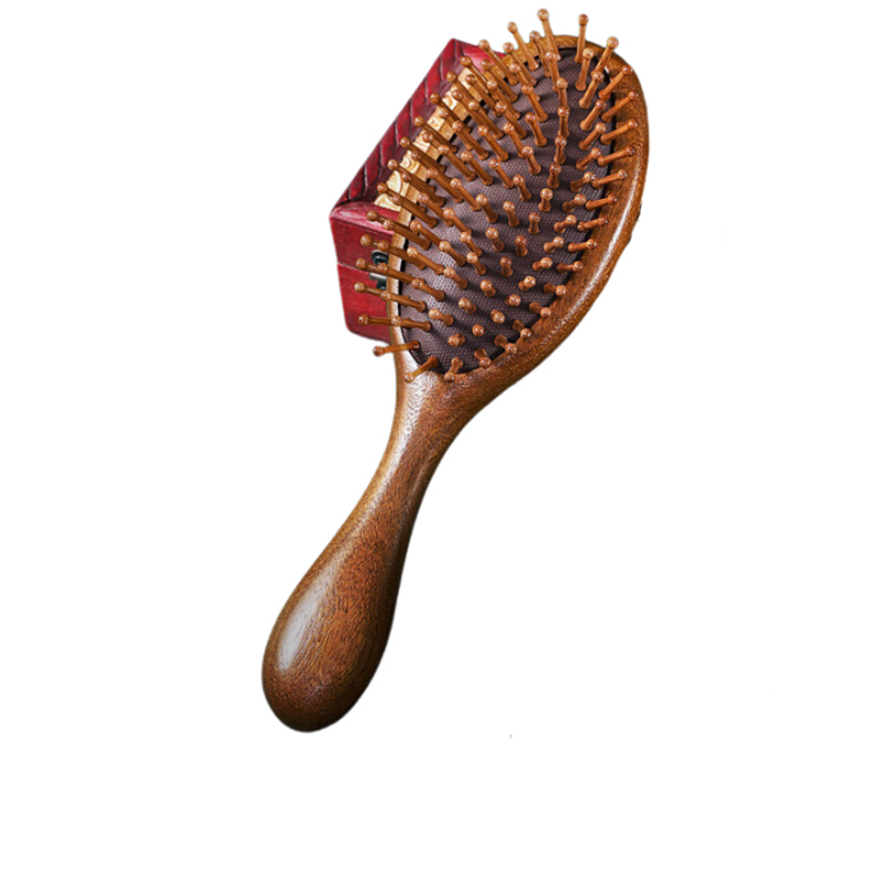 Creative Art 气垫梳-A0203-金丝檀木(单位：把) 褐色